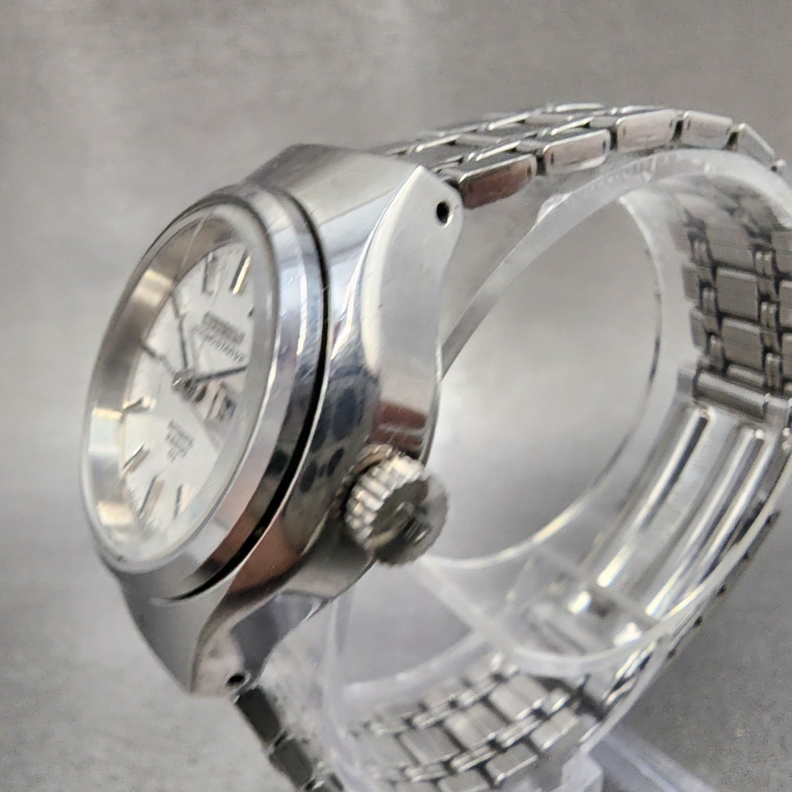 Citizen Cosmostar V2 Watch Women 26mm White Dial Steel Daydate Automatic READ!!!2