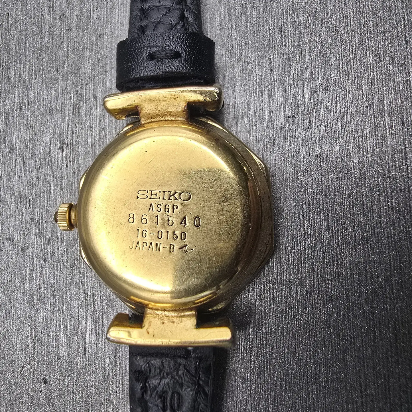 Seiko Watch Women 25mm White Dial Gold Tone Octagon 16-0150 Vintage New Battery10