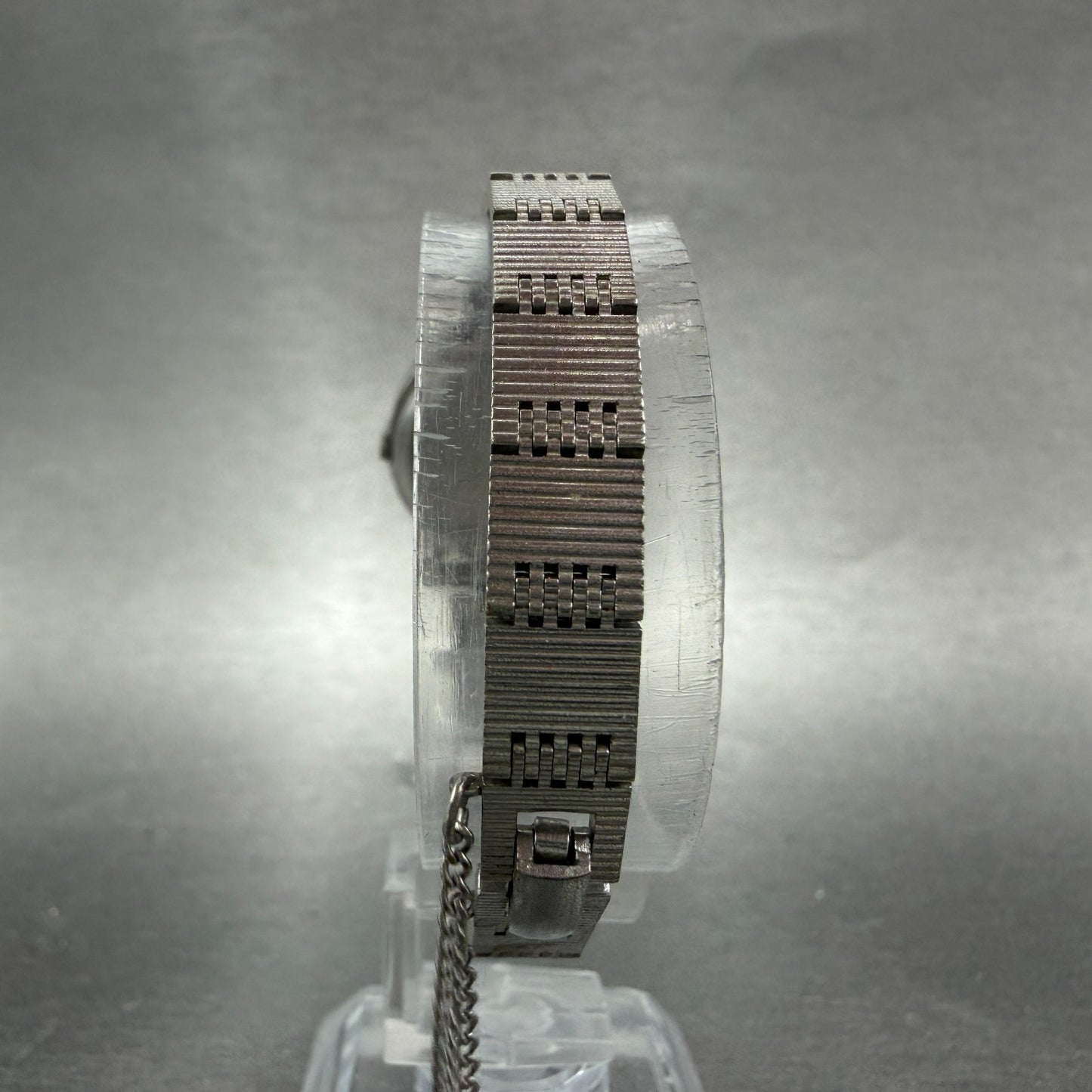Seiko Watch Women 23mm Silver Dial Silver Tone Round 3421-5190 New Battery7