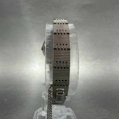 Seiko Watch Women 23mm Silver Dial Silver Tone Round 3421-5190 New Battery7