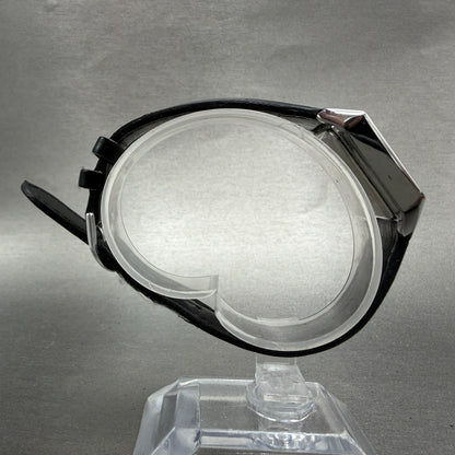 Casio Tank Watch Women 22mm Black Dial Silver Tone Rectangle LTP-V007 NewBatt T38