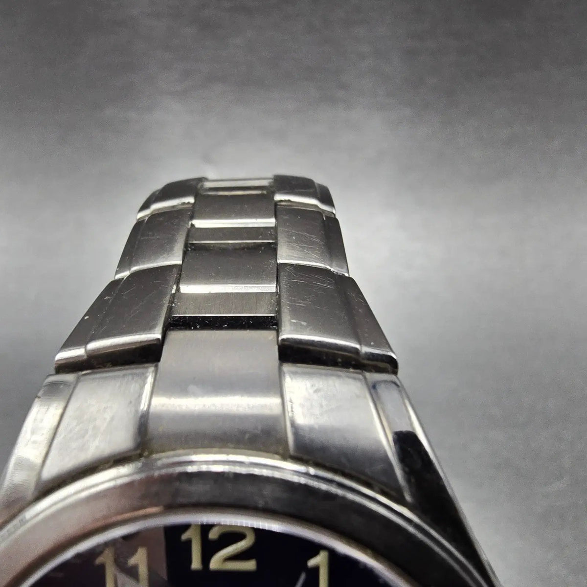 Citizen Eco-Drive Attesa Watch Men 38mm Black Dial Titanium H410-T003788 PARTS!14