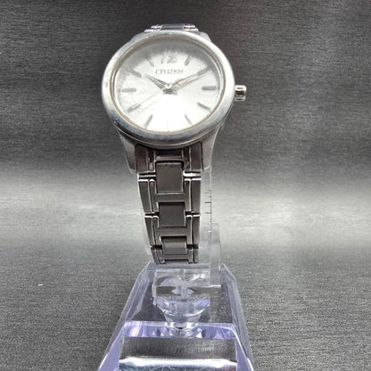 Citizen Watch Women 25mm Silver Dial Silver Tone Round 1032-S093406 New Battery5