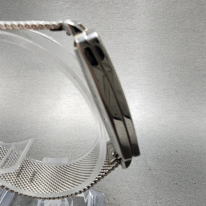 Skagen Hagen Tank Watch Women 22mm Silver Dial Silver Tone Rectangle New Batt3