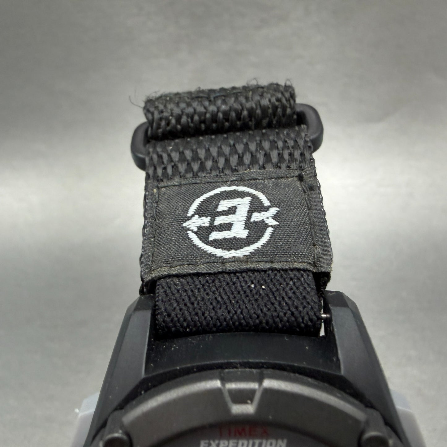 Timex Expedition Watch Men 41mm Digital Silver Black Red Alarm Chrono New Batt4