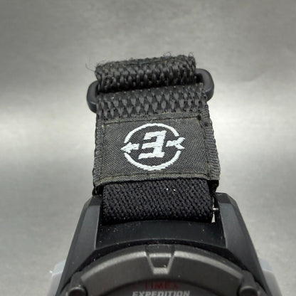 Timex Expedition Watch Men 41mm Digital Silver Black Red Alarm Chrono New Batt4
