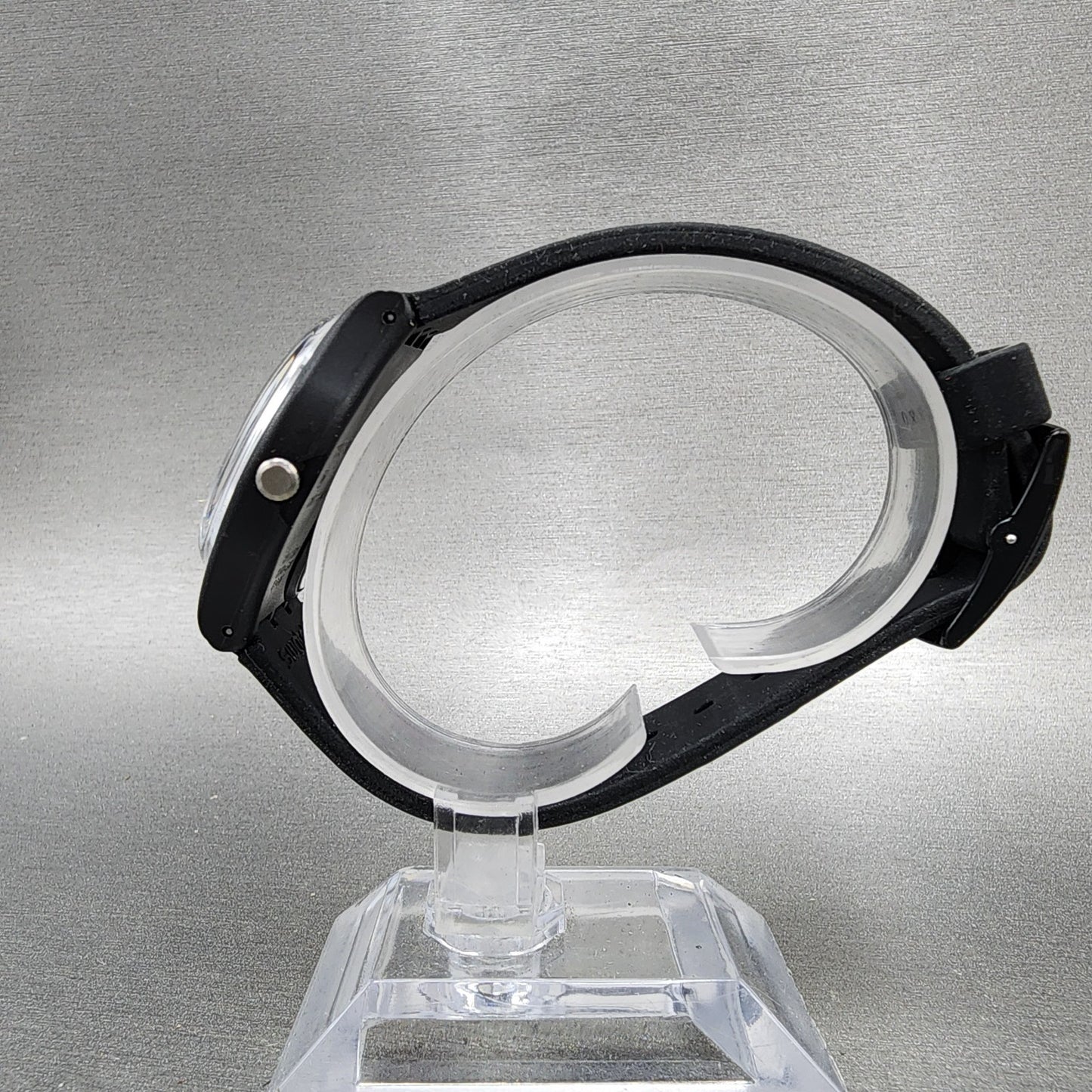Swatch Midnight Magi Watch Women 34mm Black Dial Black Tone Round New Battery6