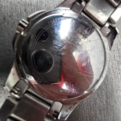 Bulova Watch Women 32mm MOP Dial Silver Tone Diamond Markers 96P144 New Battery10