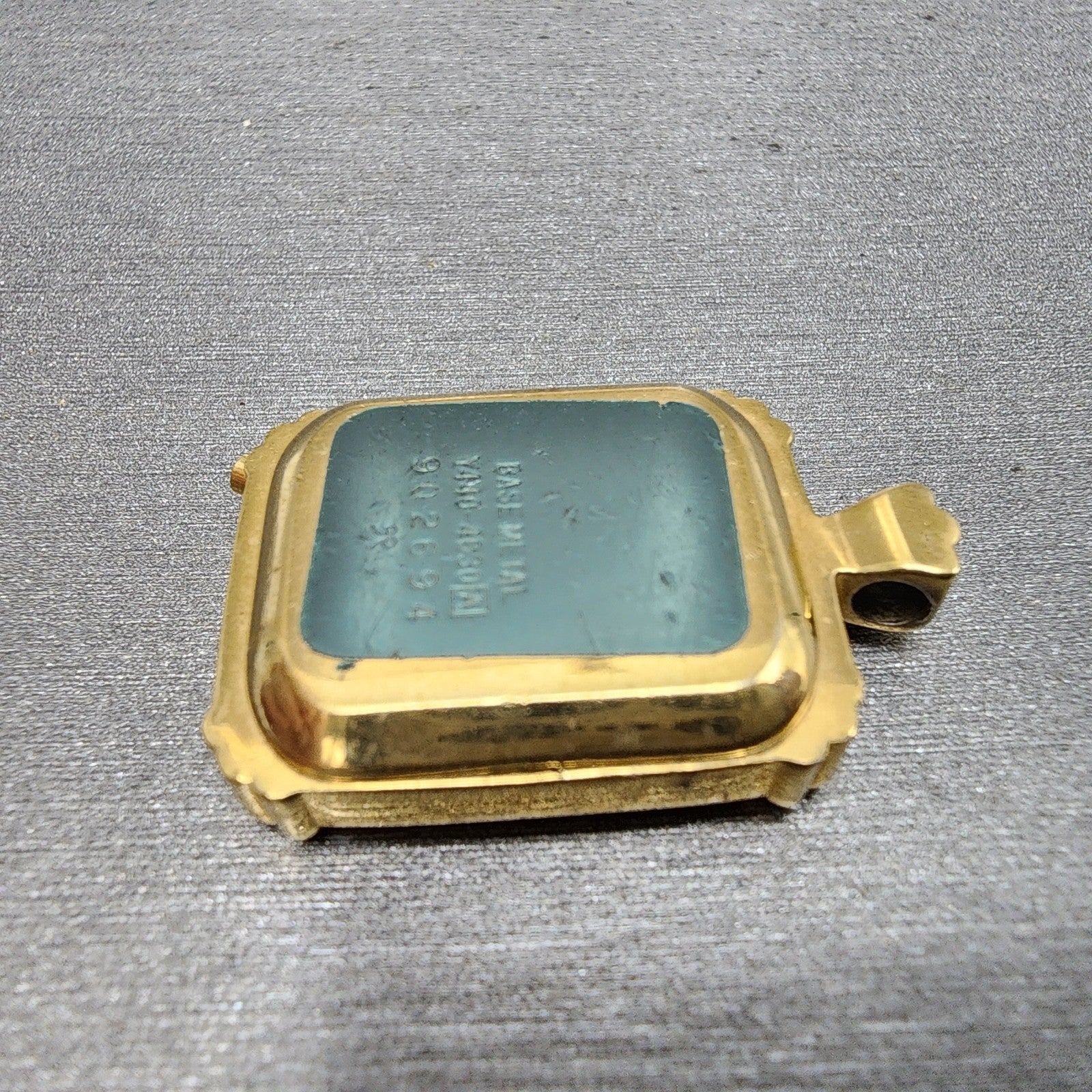 Seiko Alba Pendent Watch Women 20mm Digital Gold Tone Daydate Y4404030 New Batt10