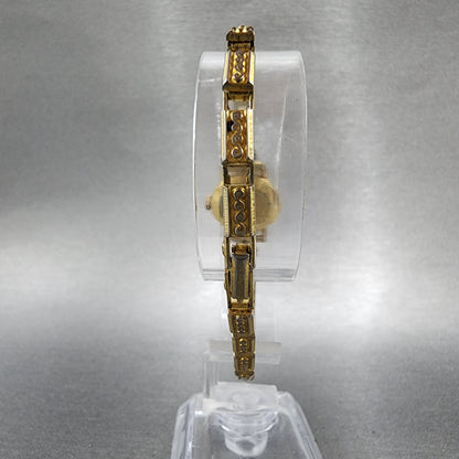 Seiko Angel Watch Women 20mm Cream Dial Gold Plated Manual Wind 10040090 Runs7