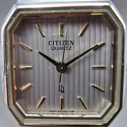 Citizen CQ Watch Unisex 25mm Silver Dial Two Tone Octagon 4031-899563 PARTS2