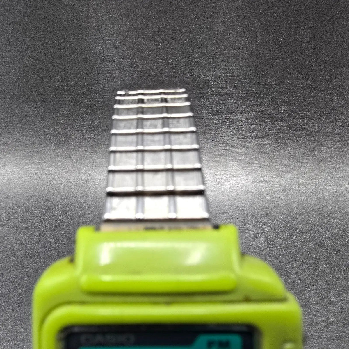 Casio NF-10 Watch Men 36mm Blue Green Month date Rectangle New Battery VTG4