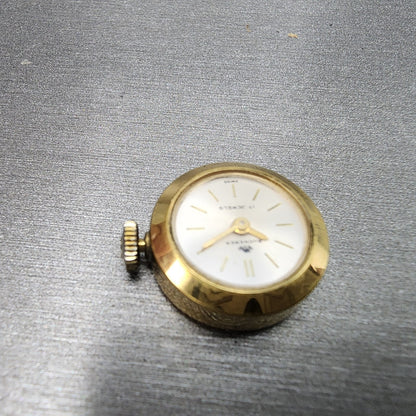 Bucherer Watch Women 17mm Silver Dial Gold plated Manual Wind Runs Vintage4