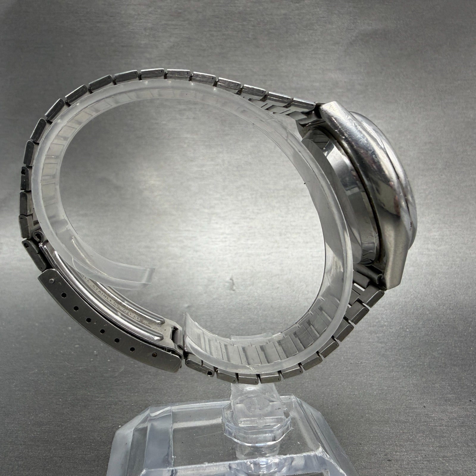 Tissot Seastar Quartz Watch Men Silver Dial Steel Date Round Vintage PARTS9