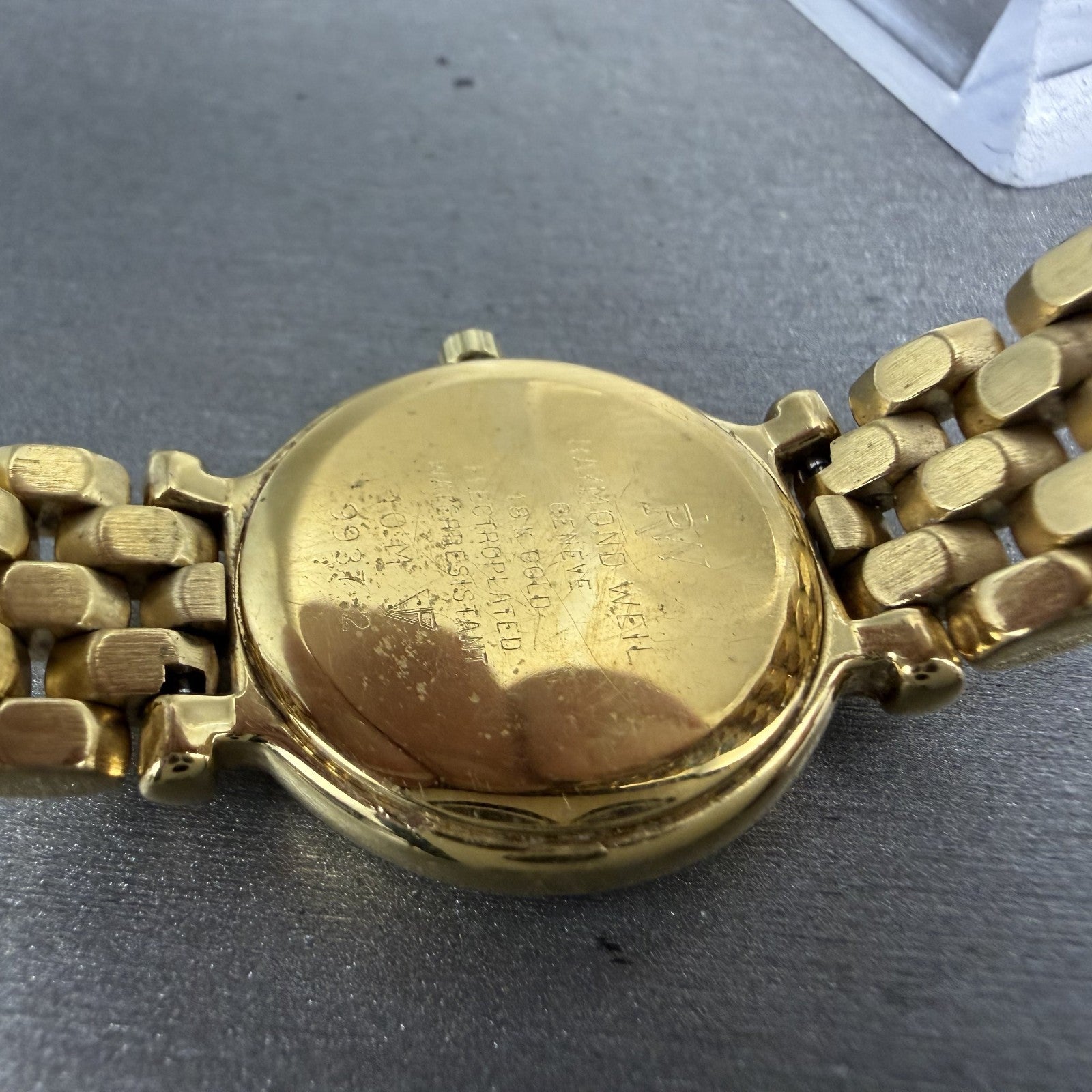 Raymond Weil Watch Women 24mm Champagne Dial Gold Plated 9937-2 PARTS10