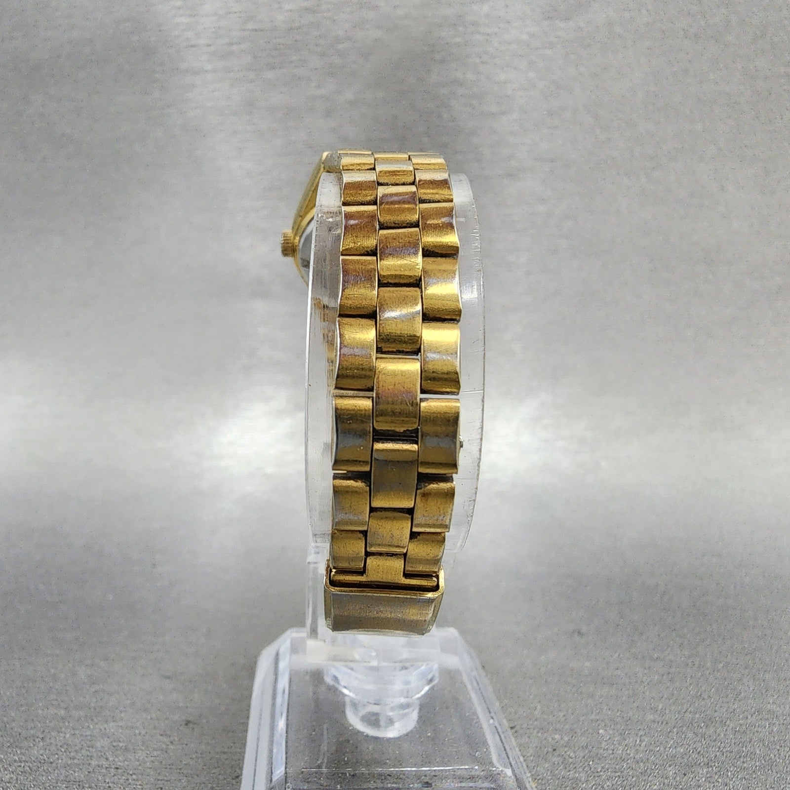 Seiko Automatic Watch Women 25mm Champagne Dial Gold Tone Daydate 42060469 PART8