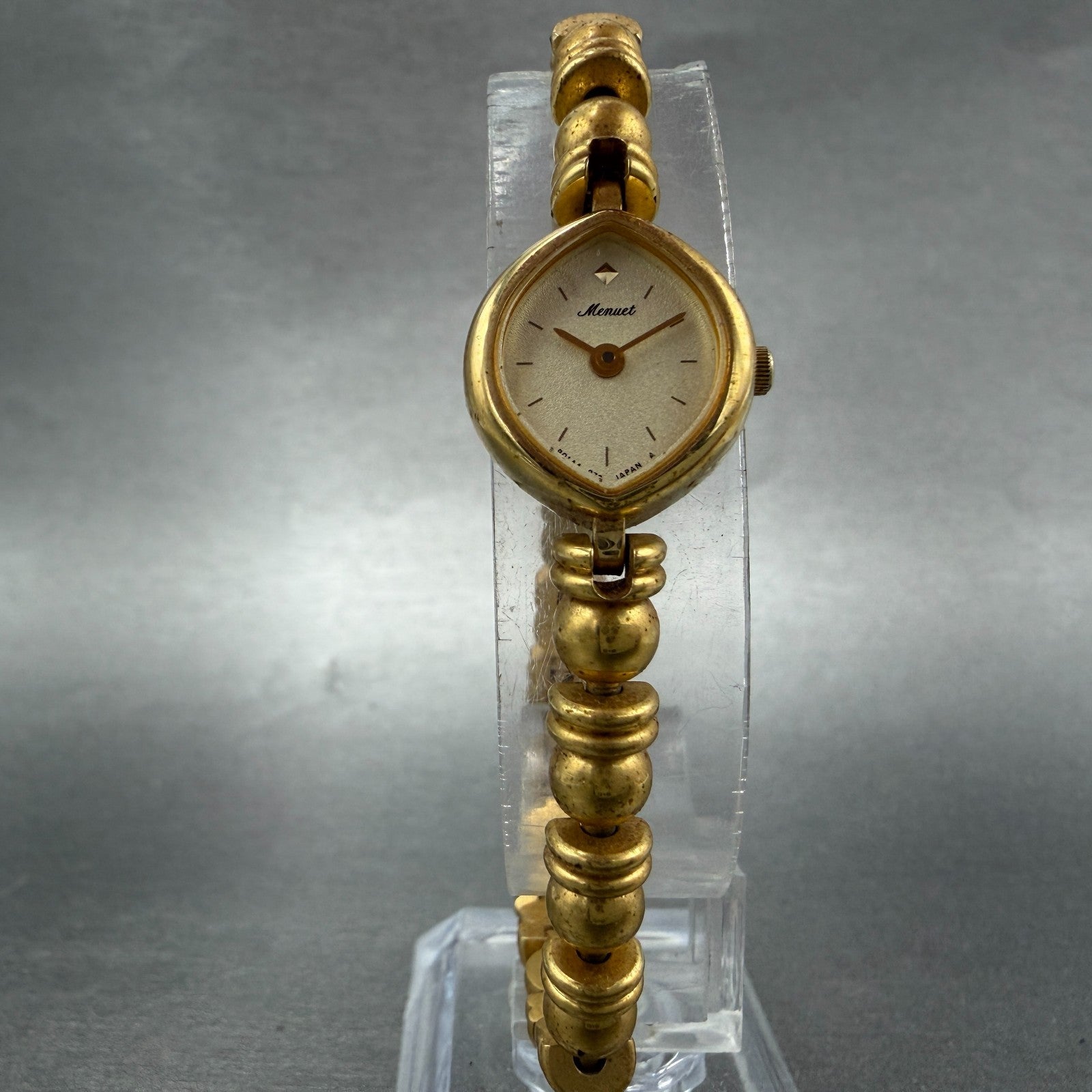 Casio Menuet Watch Women 16mm Champagne Dial Gold Tone Oval LGQ-204 New Battery5