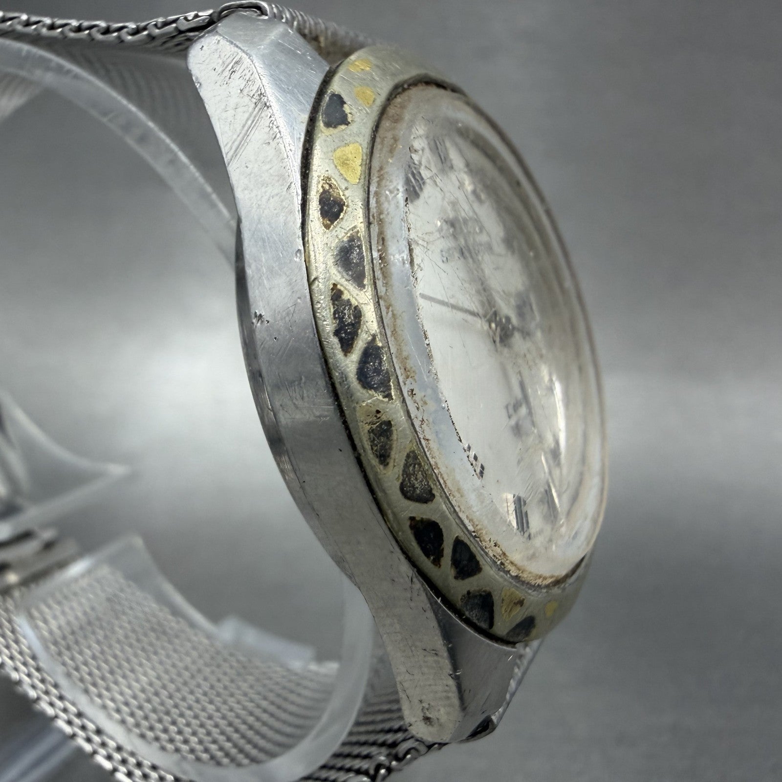 Citizen Seven Star Deluxe Watch Men 36mm Silver Dial Silver Tone Daydate Runs3