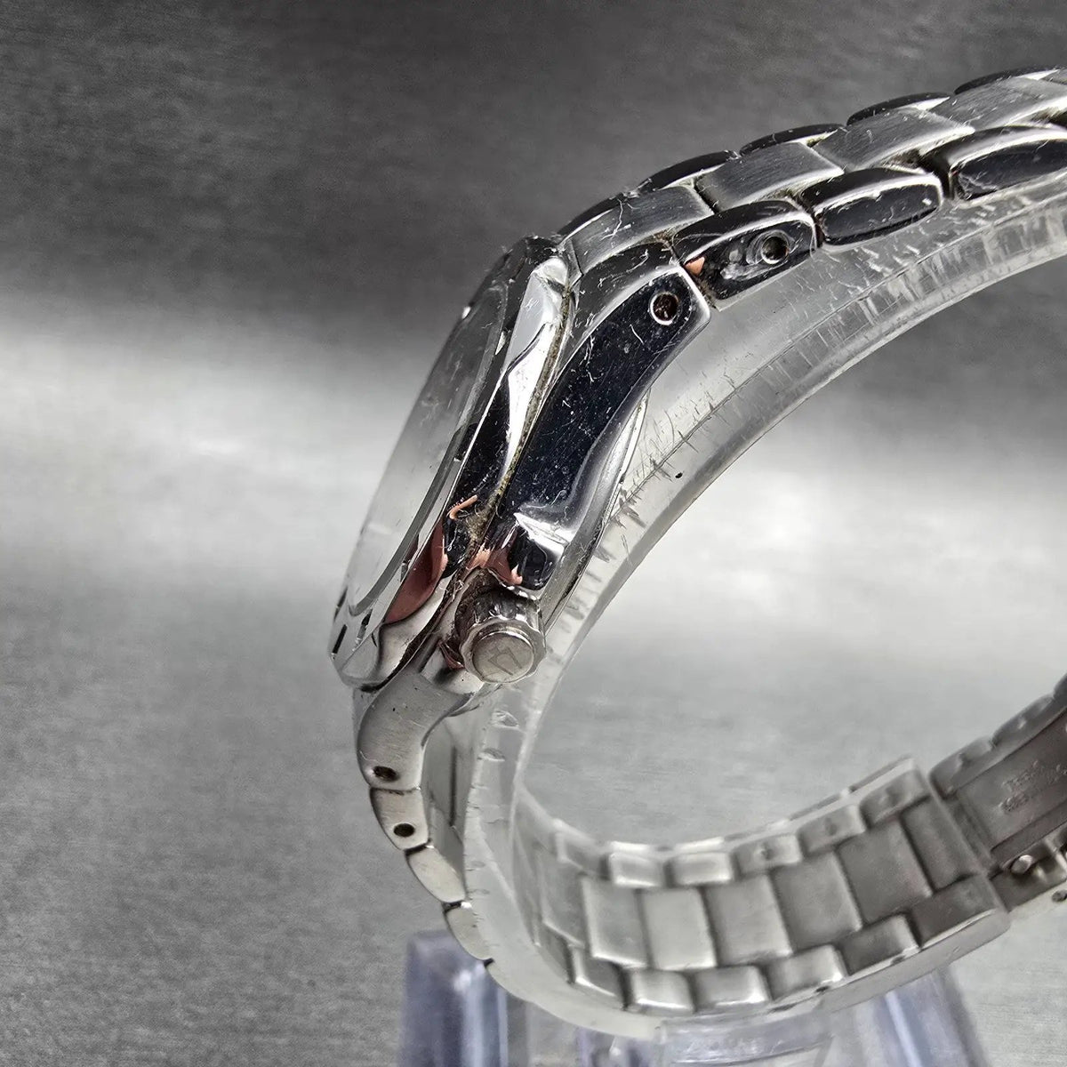 Bulova Marine Star Watch Women 25mm MOP Dial Silver Tone Date 96R24 New Battery2