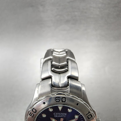 Citizen Dive Watch Women 26mm Blue Dial Silver Tone Date 1012S92316 New Battery4