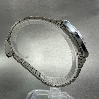 Casio MQ-336 Watch Men 33mm White Dial Silver Tone Round New Battery Vintage PL39