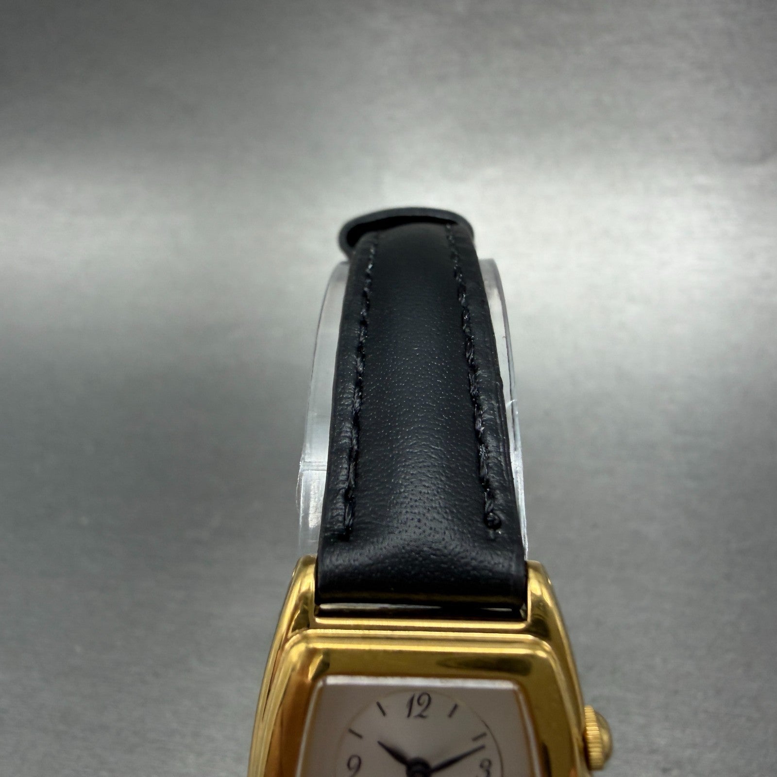 Seiko Dual Time Noie Watch Women 21mm Silver Dial Gold Tone 1E20-8A00 New Batt4