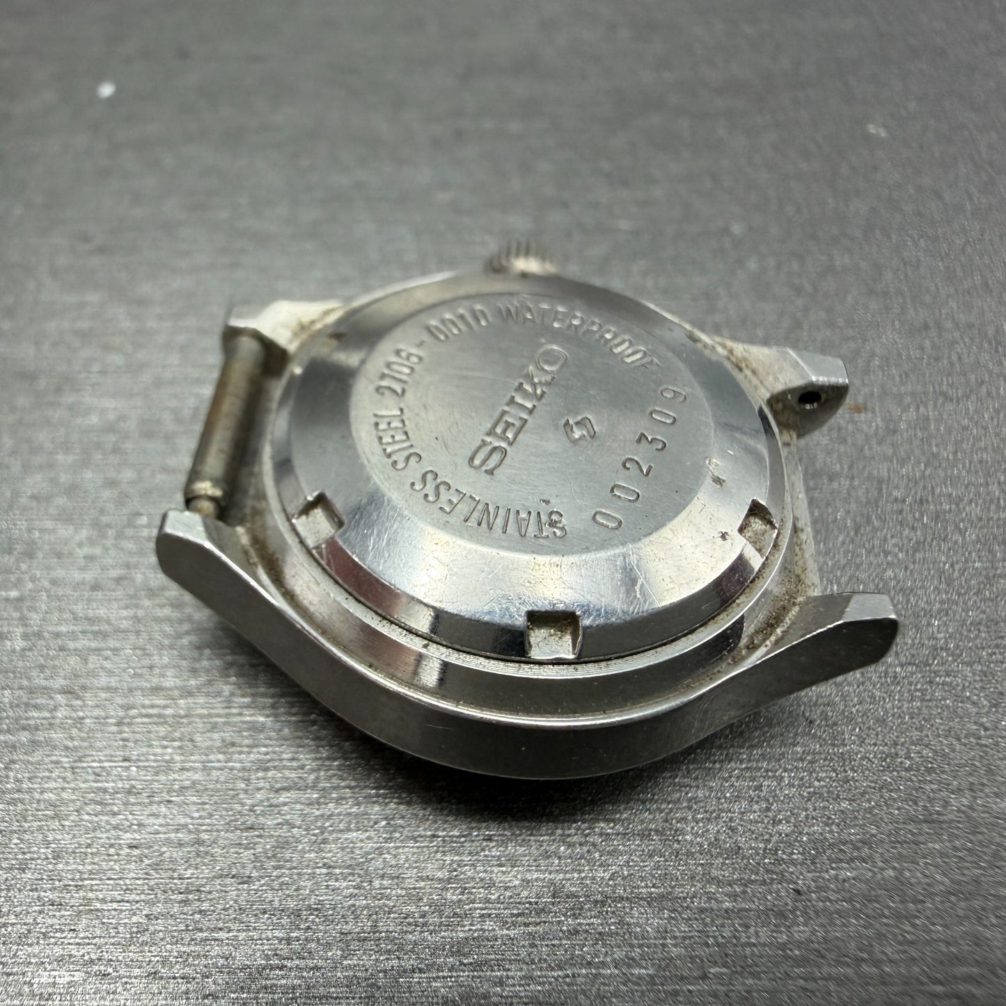 Seiko Automatic Watch Women 24mm Gray Dial Silver Tone Daydate 2706-0010 Runs10