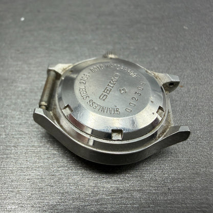 Seiko Automatic Watch Women 24mm Gray Dial Silver Tone Daydate 2706-0010 Runs10