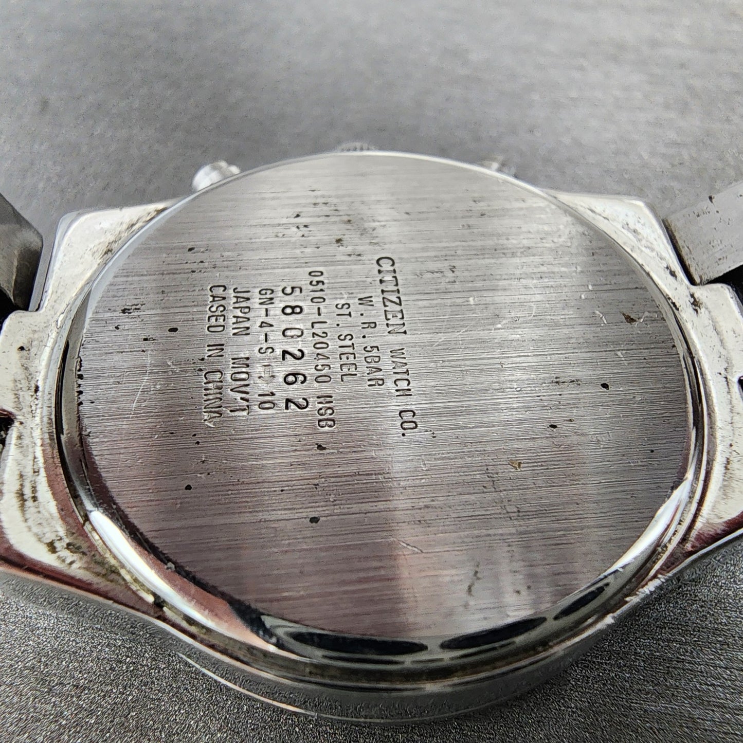 Citizen Wicca Chronograph Watch Women 35mm Gray Dial Silver Tone Date New Batt9
