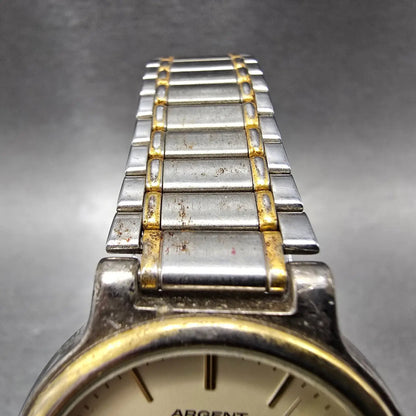 Casio Argent Watch 33mm Champagne Dial Two Tone Round MTW-310 PARTS5