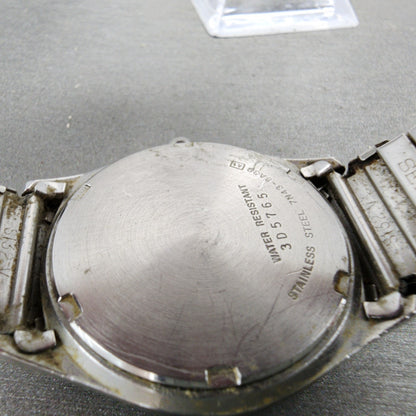 Seiko Railroad Approved Watch Men 35mm White Dial Silver Daydate 7N438A39 PART10