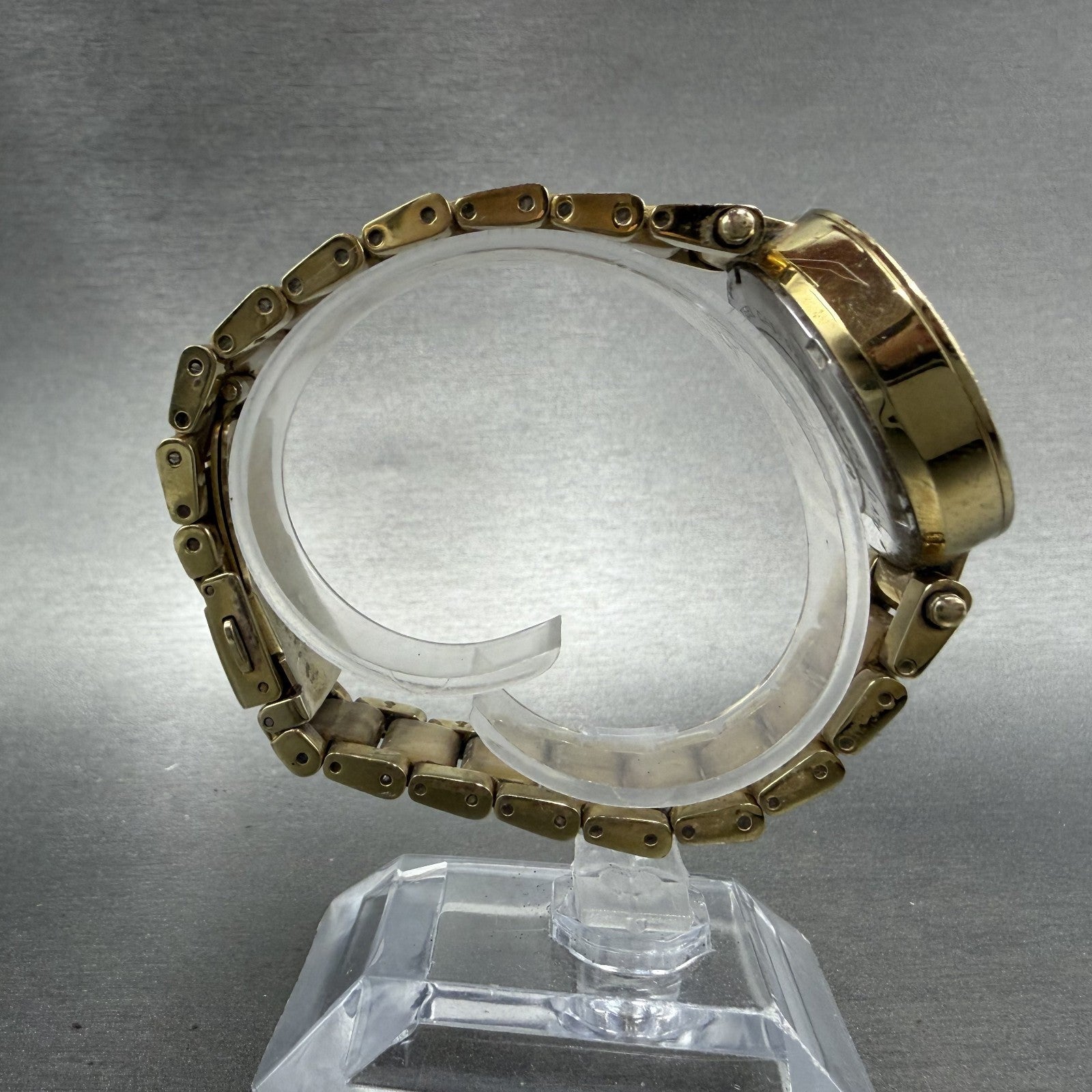 Michael Kors Mini Parker Watch Women 33mm Champange Dial Gold MK-5842 New batt8