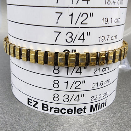 VTG Citizen Watch Women 16mm Black Dial Gold Tone Oval 5920-S52446 New Battery
