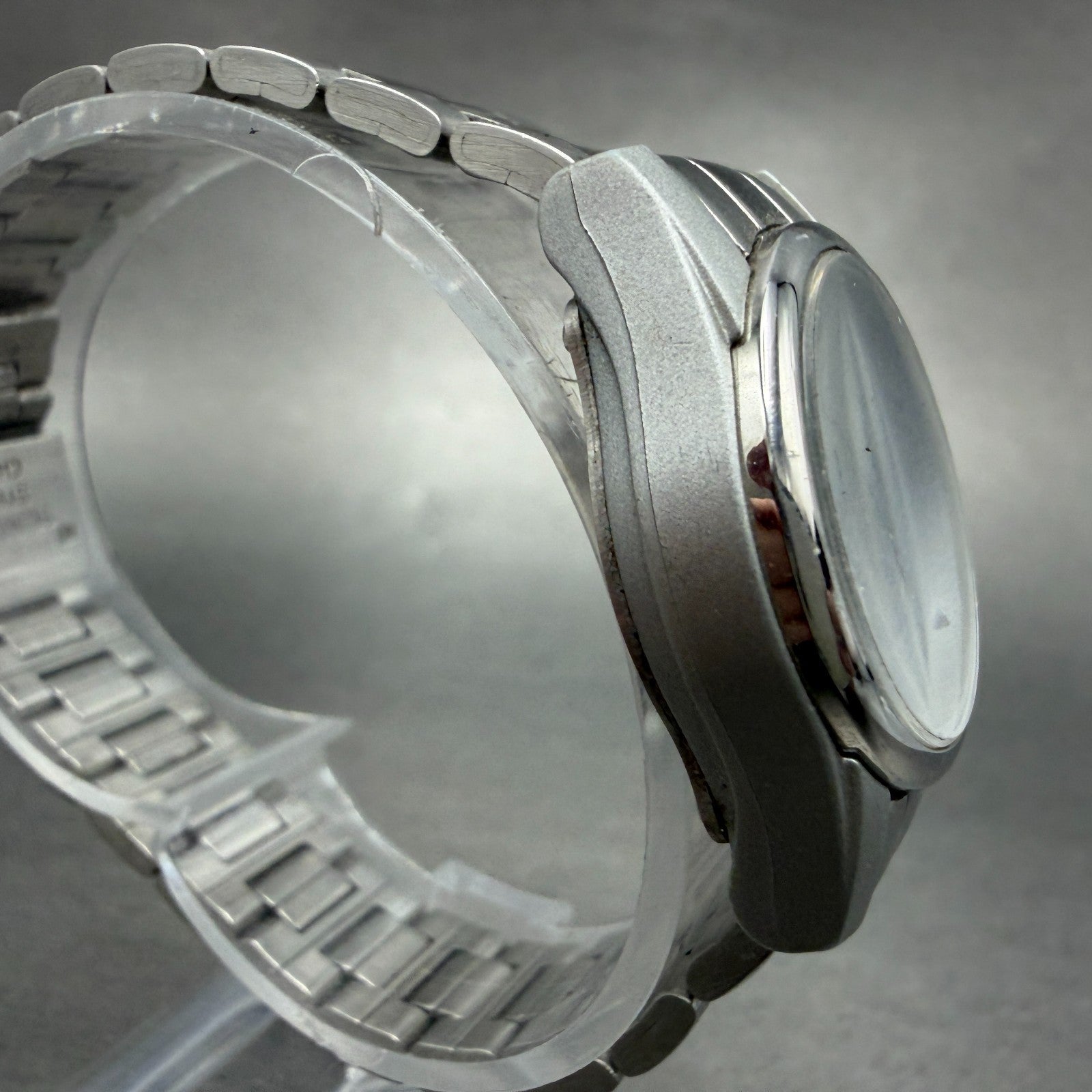 Citizen Q&Q Solarmate Watch Women 27mm White Dial Silver Tone Round EL31 Runs3