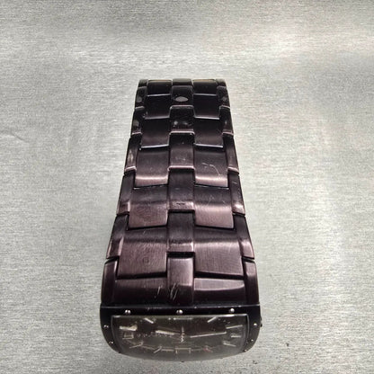 Skagen Watch Men 34mm Brown Dial Titanium Daydate Rectangle 396LTMXD New Battery4