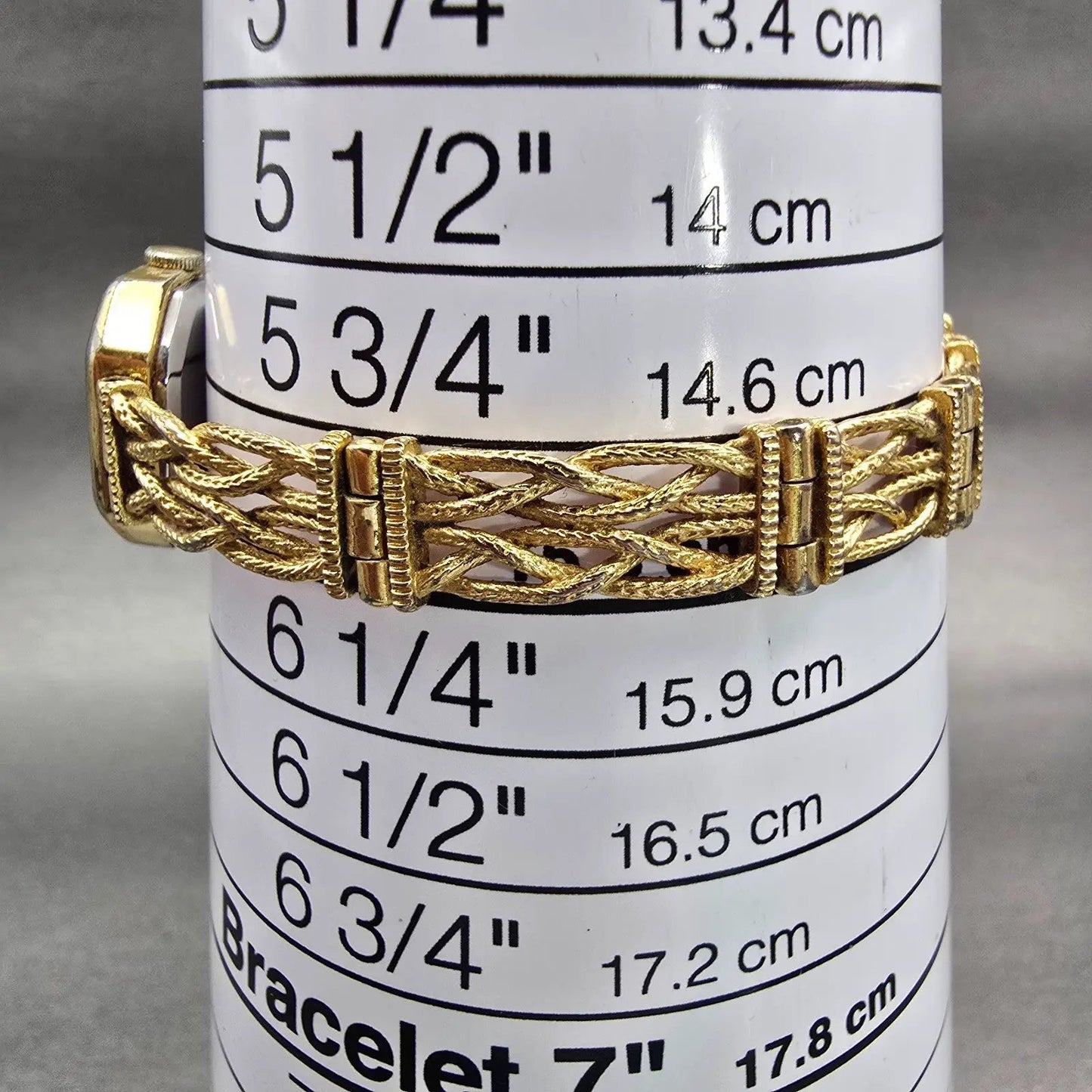 Seiko Watch Women 17mm Gold Dial Gold Tone Octagon 1400-8289 New Battery Vintage9