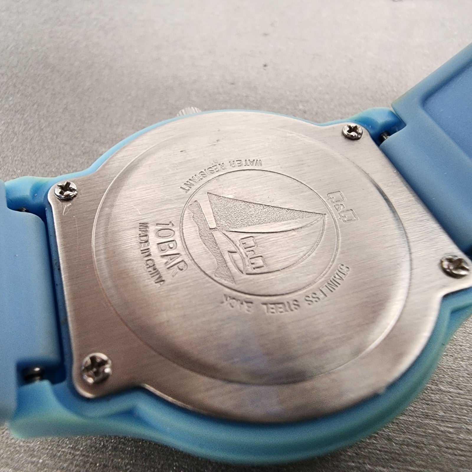 Citizen Q&Q Watch Women 34mm Blue Dial Blue Tone Round New battery9