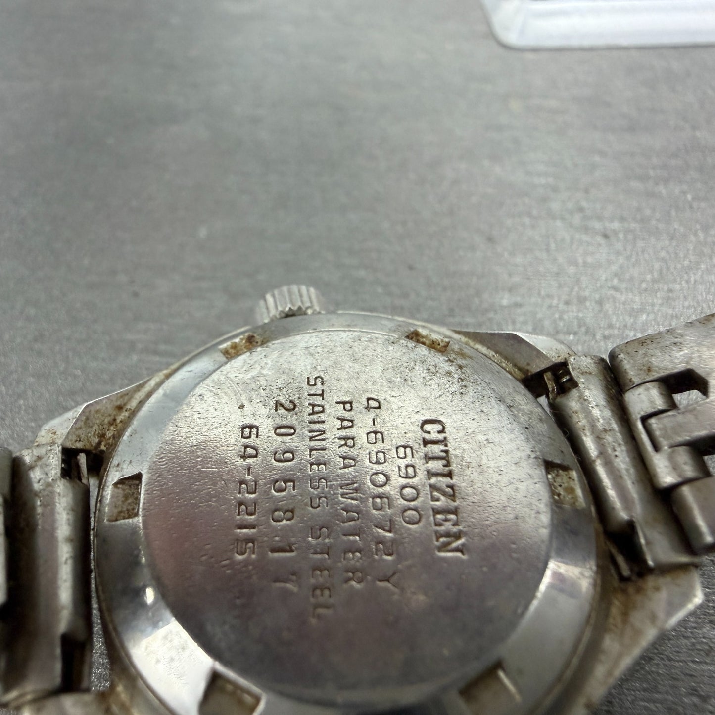 Citizen Automatic Watch Women 26mm Blue Dial Silver Tone Date 4-0690672 Runs9