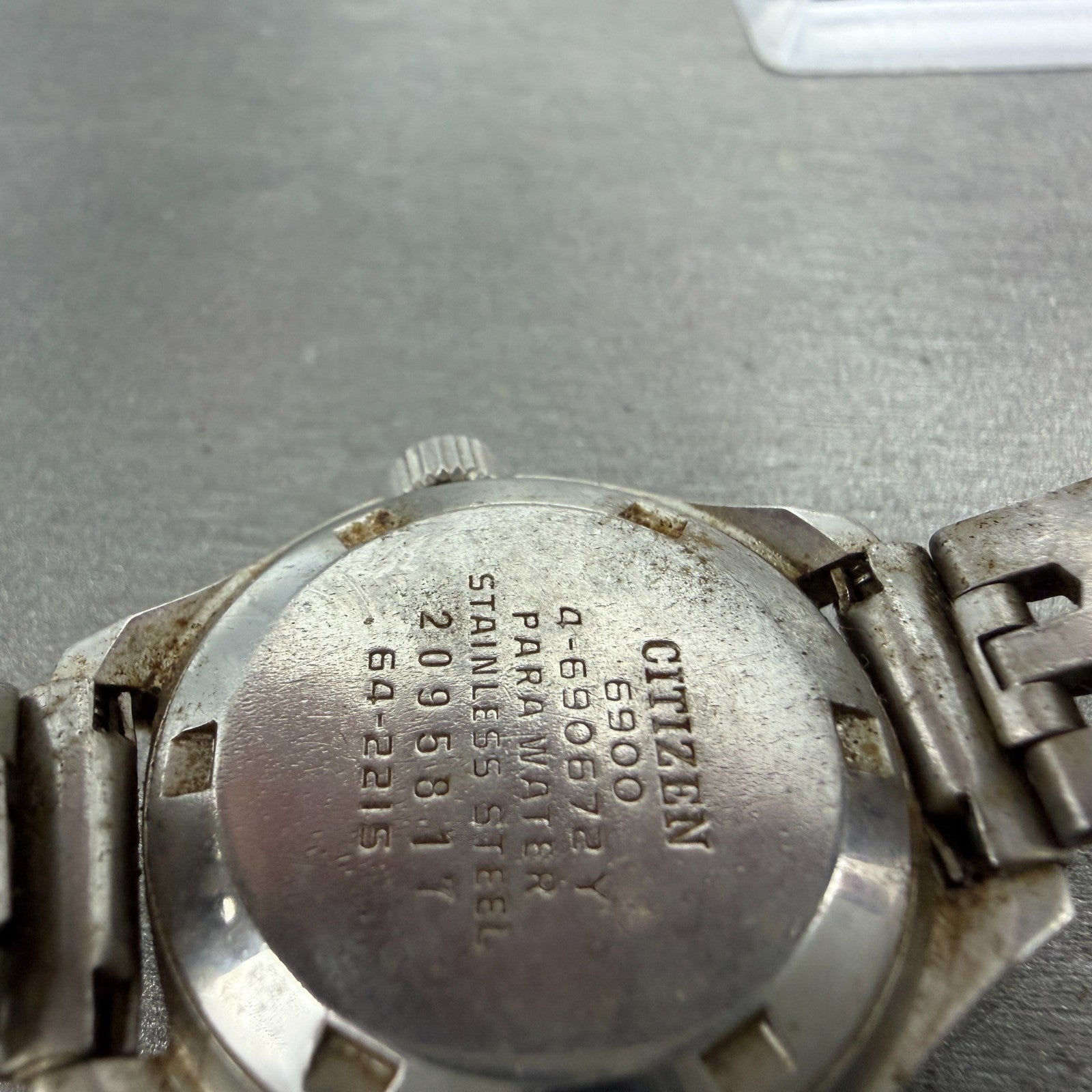 Citizen Automatic Watch Women 26mm Blue Dial Silver Tone Date 4-0690672 Runs9