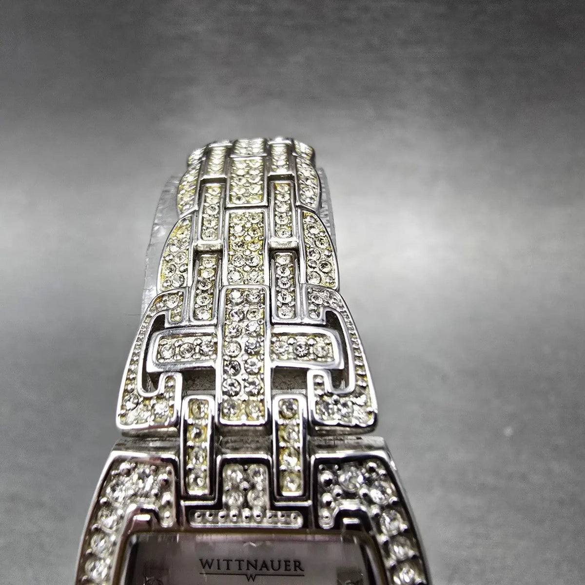 Wittnauer Watch Women 23mm MOP Dial Silver Crystal Bezel Oval New Battery4