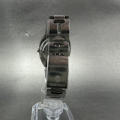 Seiko Matic Lady Watch Women 30mm Silver Dial Silver Tone Date Vinatge  PARTS8