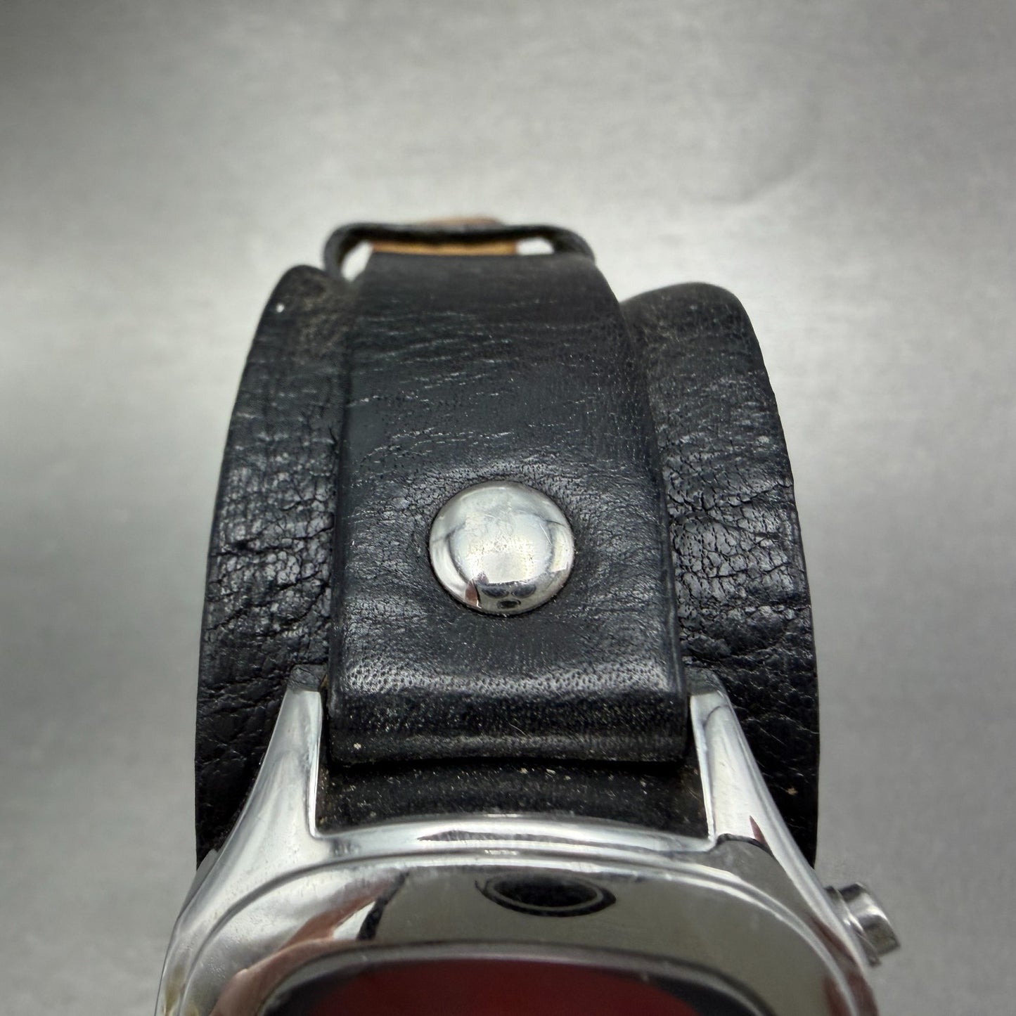 Fossil Big Tic Watch 32mm Analog Digital Silver Tone Rectangle JR-8176 New batt4