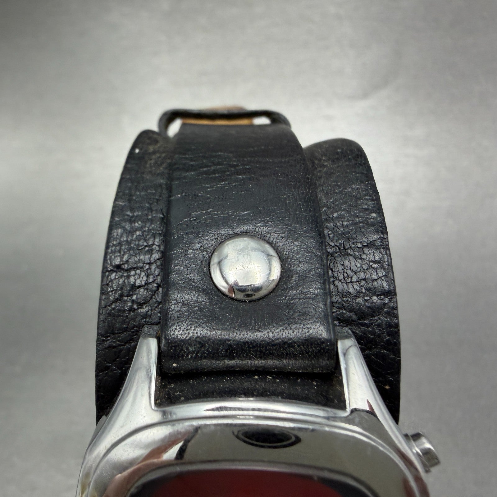Fossil Big Tic Watch 32mm Analog Digital Silver Tone Rectangle JR-8176 New batt4