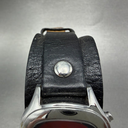 Fossil Big Tic Watch 32mm Analog Digital Silver Tone Rectangle JR-8176 New batt4