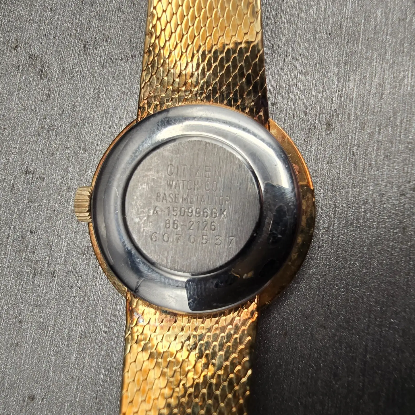 Citizen Watch Women 28mm Champagne Dial Gold Tone Round 4-1509966k Manual Wind10