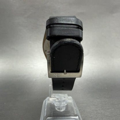 Calvin Klein Watch Men 35mm Black Dial Silver Tone Round K16111 New Battery7