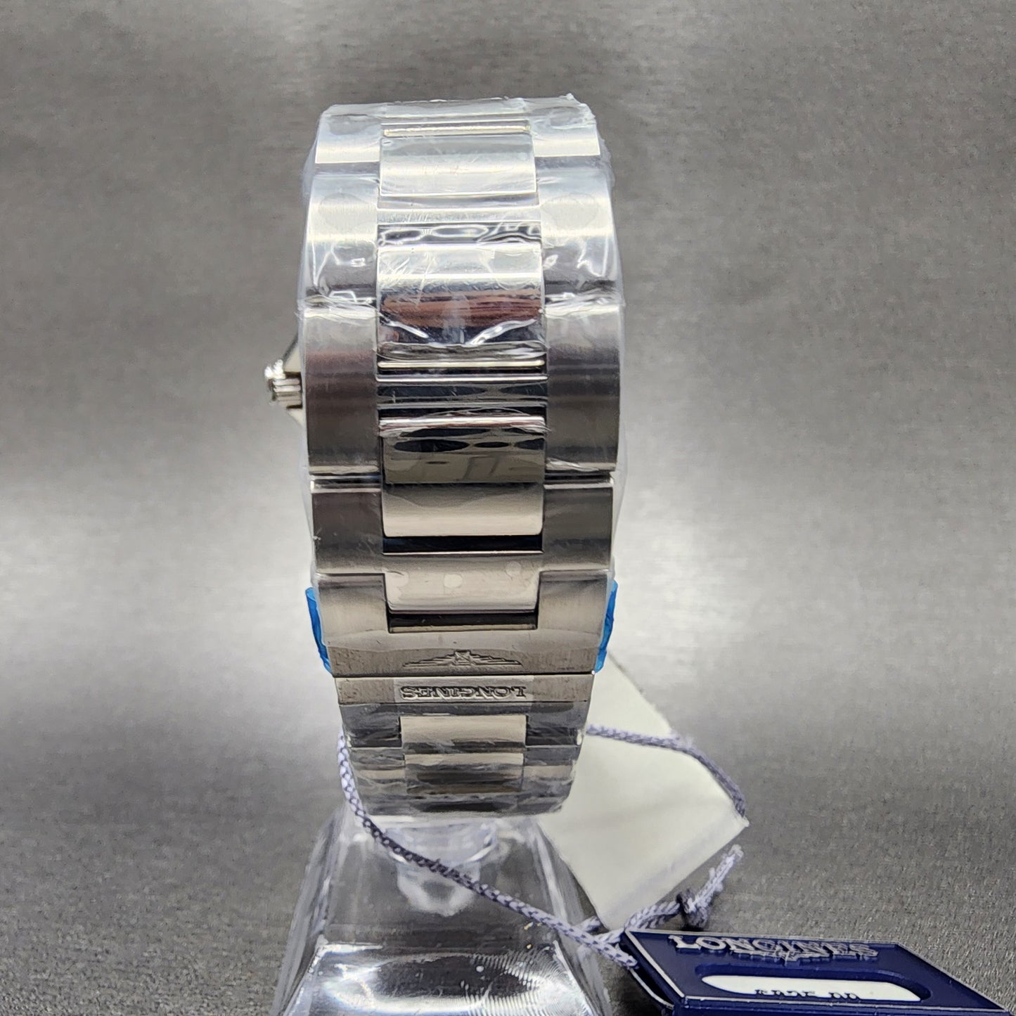 Longines Hydro Conquest Watch Men 41mm Silver Dial Stainless Steel Date L3.7594.766